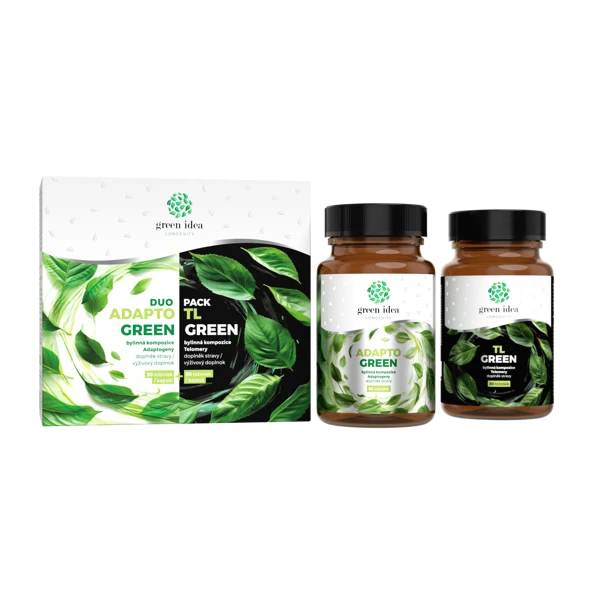 Green idea LONGEVITY DUOPACK - ADAPTO GREEN + TL GREEN tobolky 60 ks