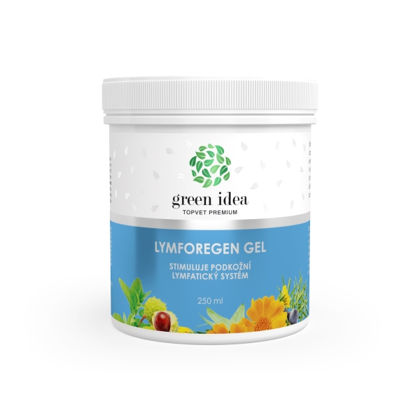 Green idea Lymforegen masážní gel 250 ml