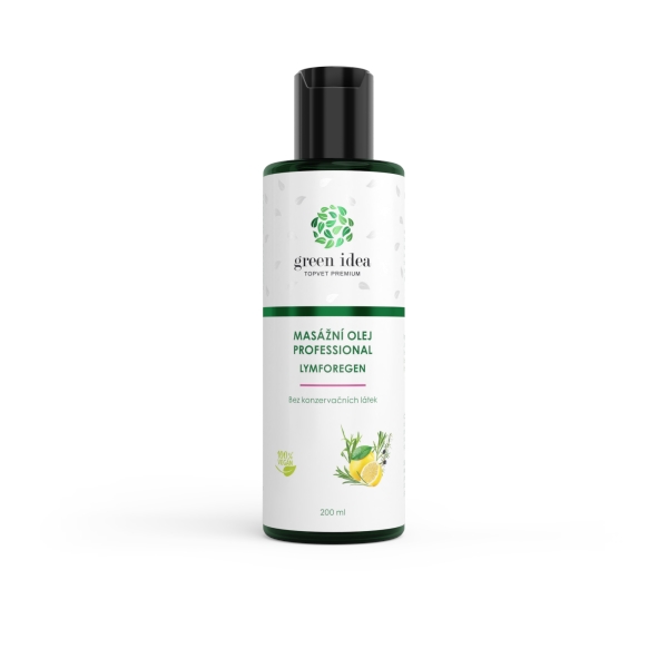 Green idea Lymforegen - masážní olej 200 ml