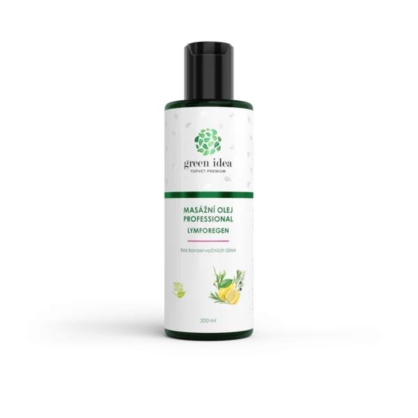 Green idea Lymforegen - masážní olej