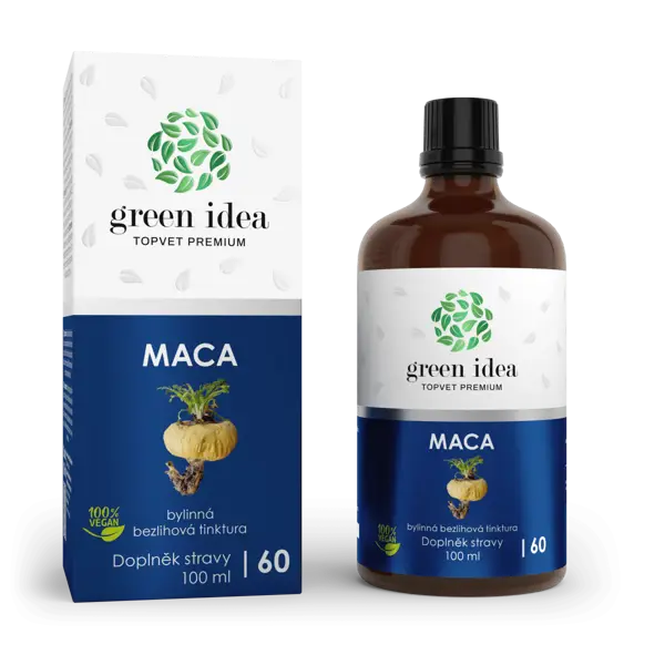 Green idea Maca - bezlihová tinktura 100 ml