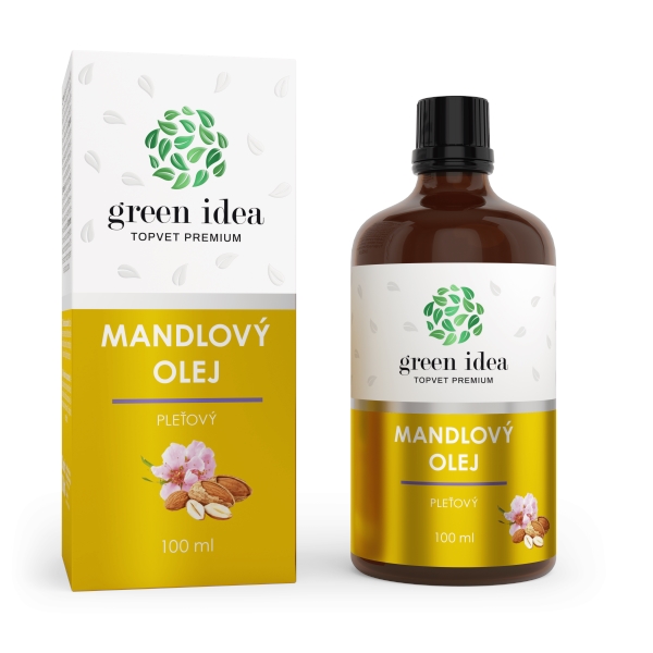 Green idea Mandlový pleťový olej 100 ml