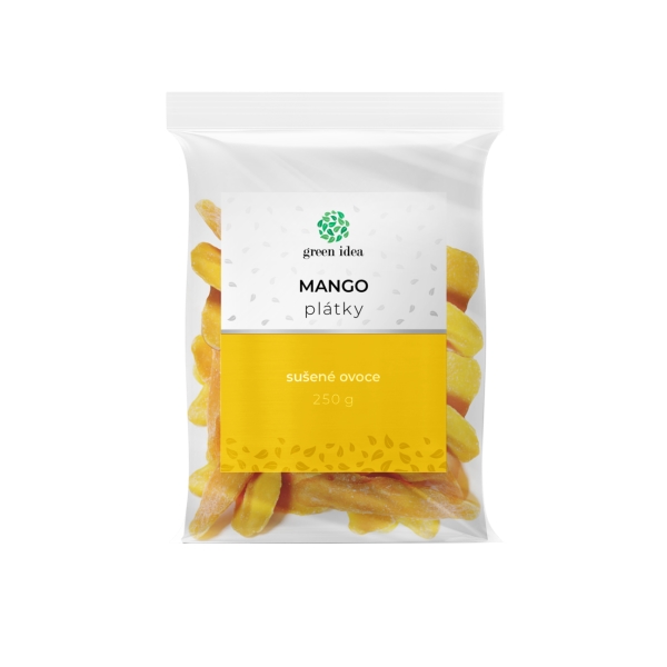 Green idea Mango plátky - sušené 250 g