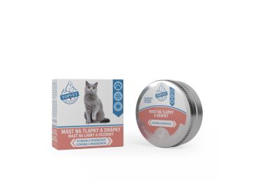 Green idea Mast na tlapky a drápky pro kočky 30 ml