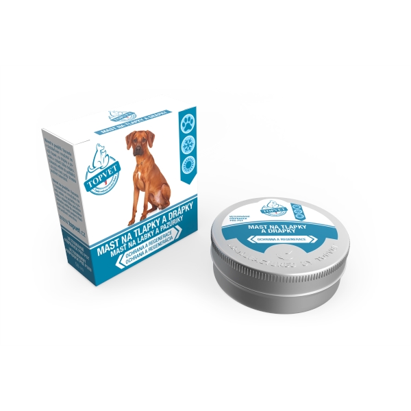 Green idea Mast na tlapky a drápky pro psy 50 ml