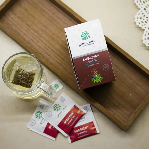 Green idea Migreen - bylinný čaj 20 ks