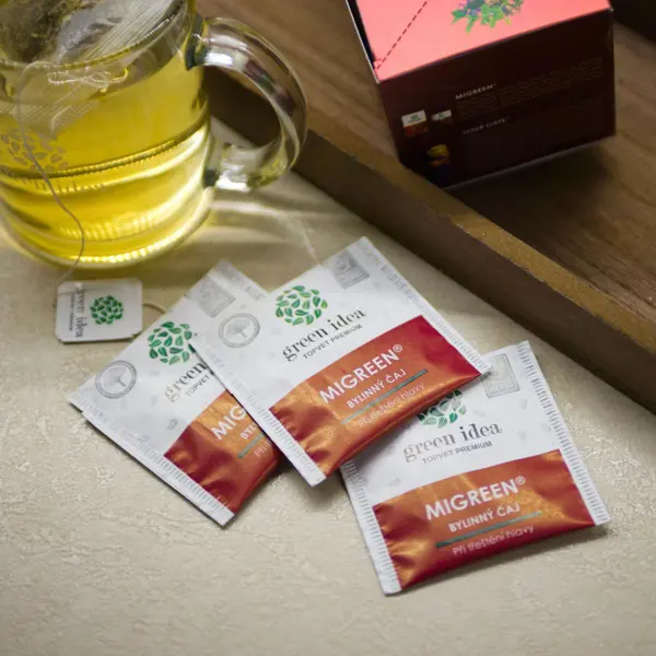 Green idea Migreen - bylinný čaj 20 ks