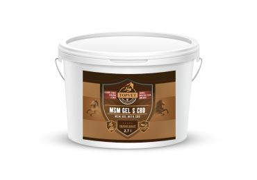 Green idea MSM gel s CBD 2,7 l 2700 ml