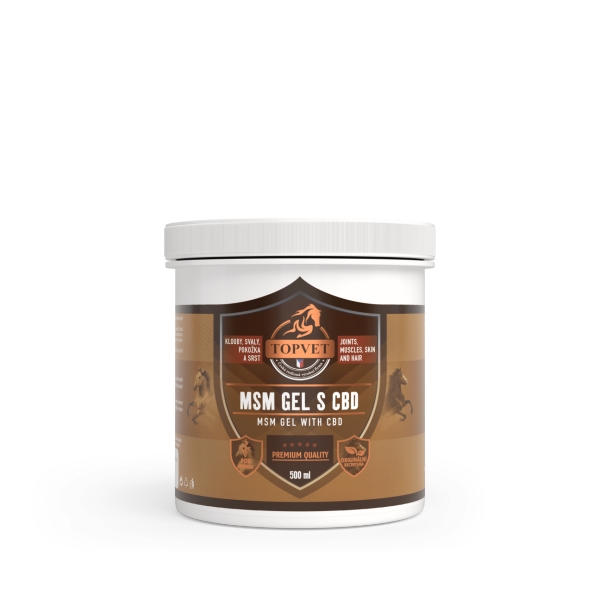Green idea MSM gel s CBD 500 ml