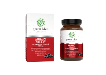 Green idea Mumio - Shilajit - tobolky 60 ks