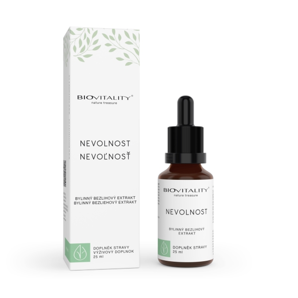 Green idea Nevolnost bezlihová tinktura - kapky 25 ml