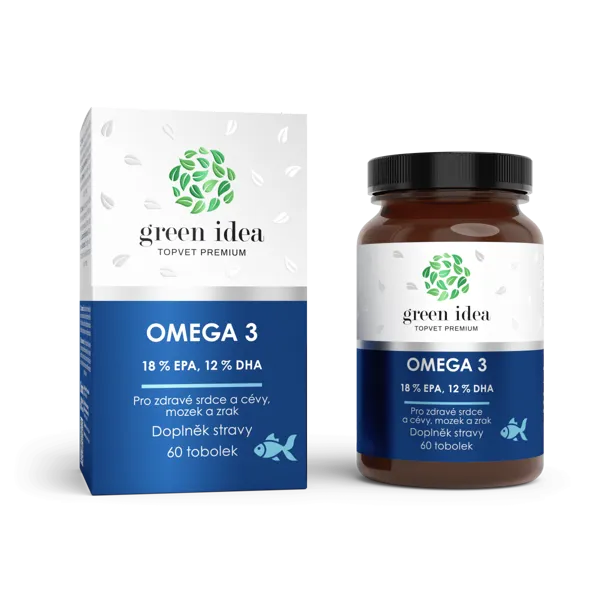 Green idea Omega 3 - 18% EPA; 12% DHA - tobolky 60 ks