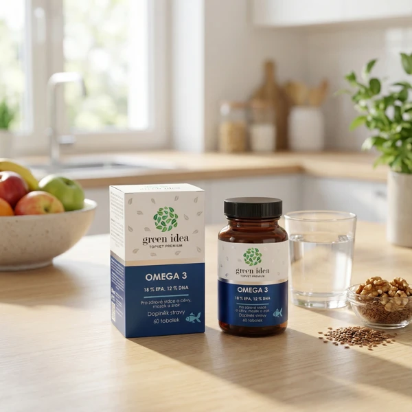 Green idea Omega 3 - 18% EPA; 12% DHA - tobolky 60 ks