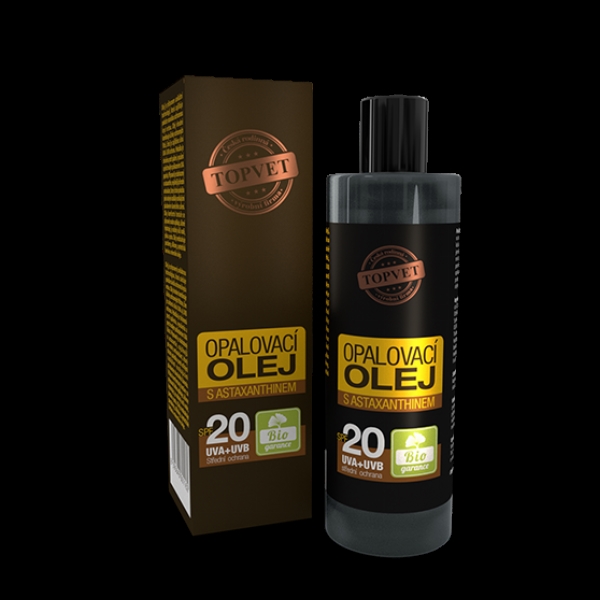 Green idea Opalovací olej s astaxanthinem SPF 20 100 ml
