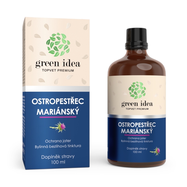 Green idea Ostropestřec - bezlihová tinktura 100 ml