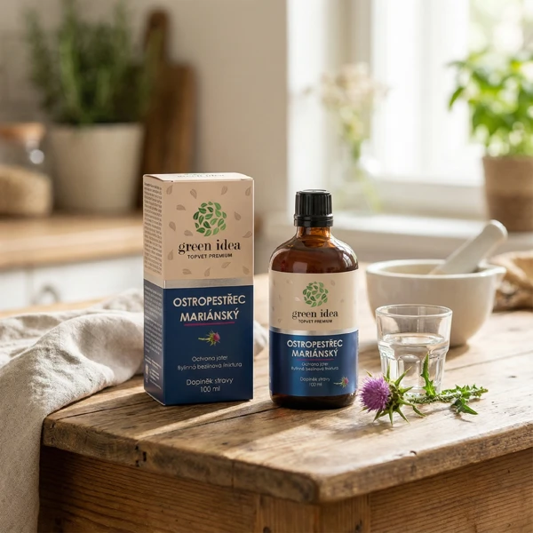 Green idea Ostropestřec - bezlihová tinktura 100 ml