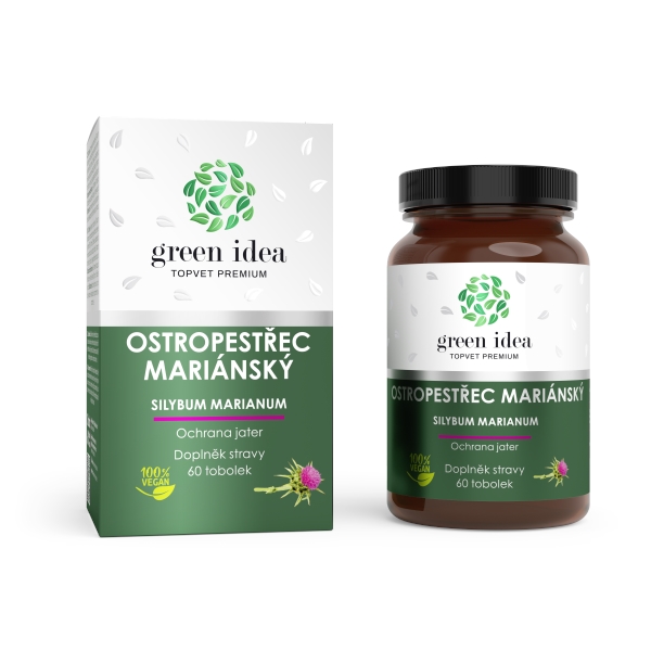 Green idea Ostropestřec bylinný extrakt - tobolky 60 ks