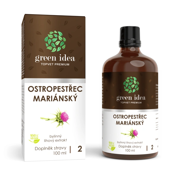 Green idea Ostropestřec tinktura - kapky 100 ml
