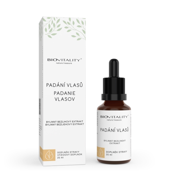 Green idea Padání vlasů bezlihová tinktura - kapky 25 ml
