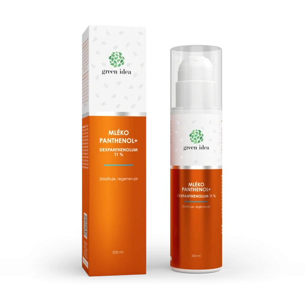 Green idea PANTHENOL + MLÉKO 11% 200 ml