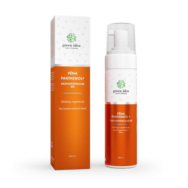 Green idea PANTHENOL + PĚNA 8% 200 ml