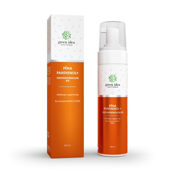 Green idea PANTHENOL + PĚNA 8% 200 ml