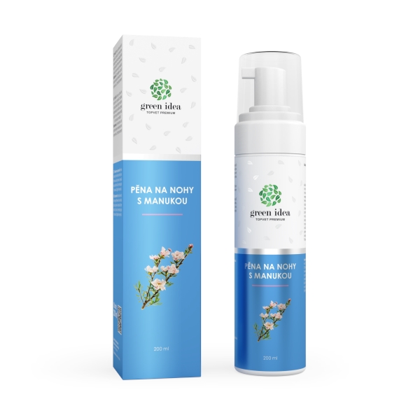 Green idea Pěna na nohy s manukou 200 ml