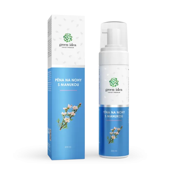 Green idea Pěna na nohy s manukou 200 ml
