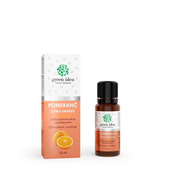 Green idea Pomeranč - 100% silice 10 ml