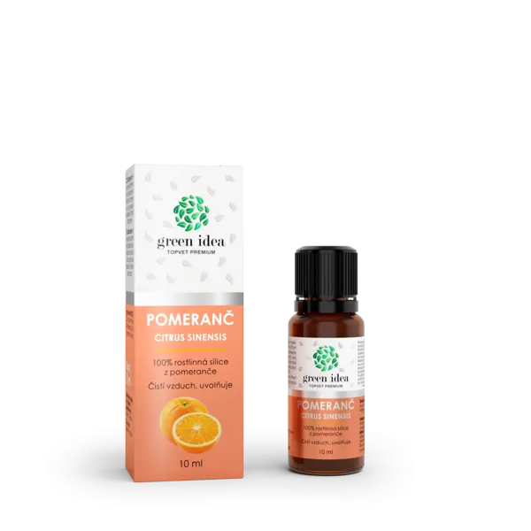 Green idea Pomeranč - 100% silice 10 ml