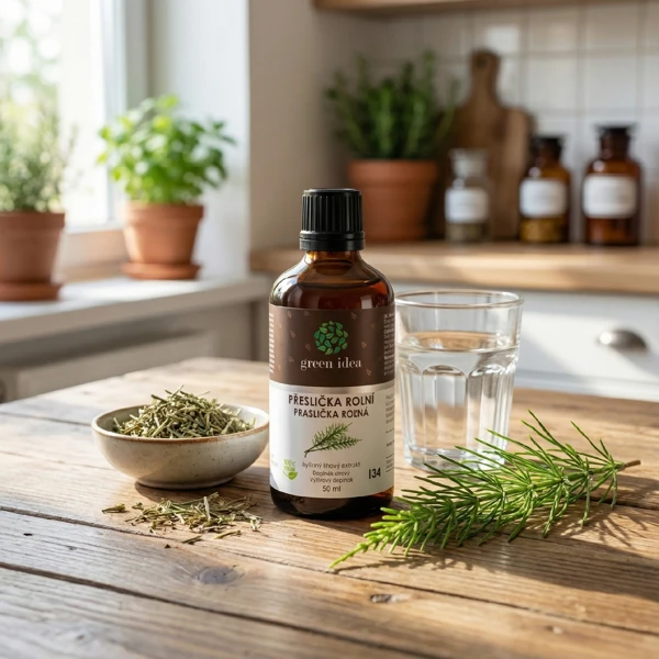Green idea Přeslička rolní tinktura - kapky 50 ml