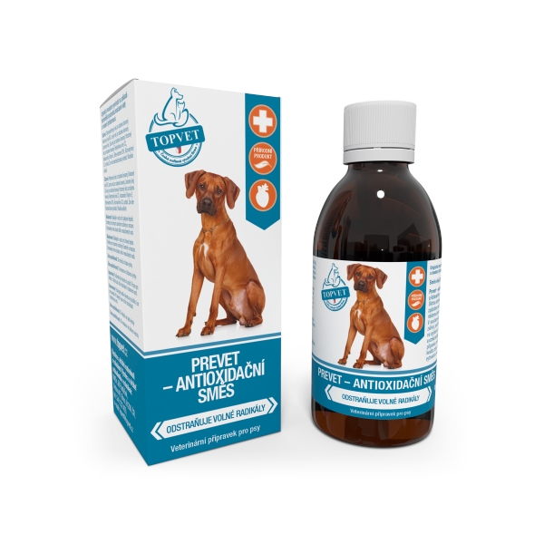 Green idea PREVET antioxidační směs pro psy 200 ml