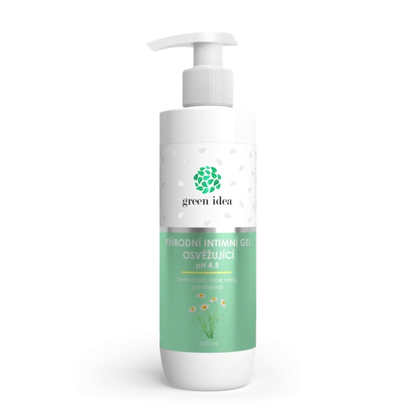 Green idea Přírodní intimní gel - osvěžující 200 ml