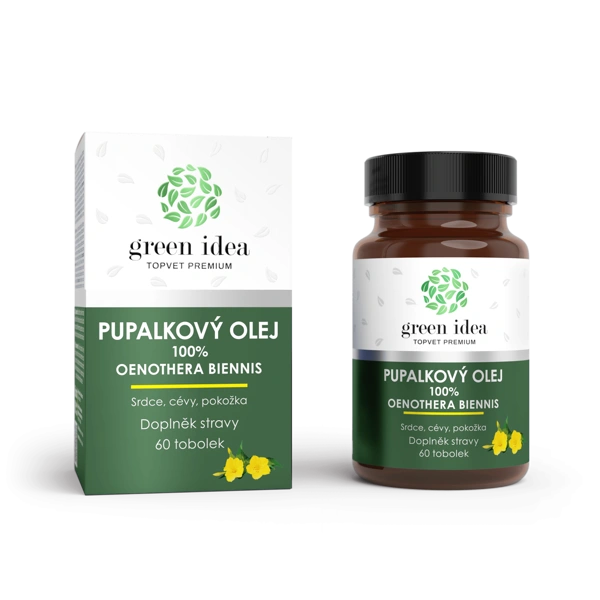 Green idea Pupalkový olej - tobolky 60 ks