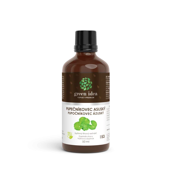 Green idea Pupečníkovec asijský tinktura - kapky 50 ml