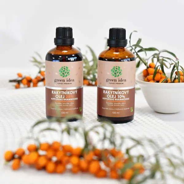 Green idea Rakytníkový olej 25% 100 ml