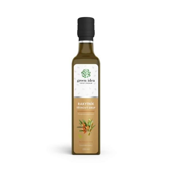 Green idea Rakytníkový sirup - třtinový 250 ml