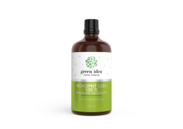 Green idea Regenerační konopný olej 100% 100 ml