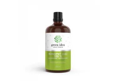 Green idea Regenerační konopný olej 100% 100 ml