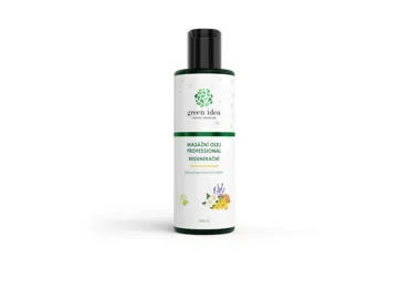 Green idea Regenerační masážní olej 200 ml