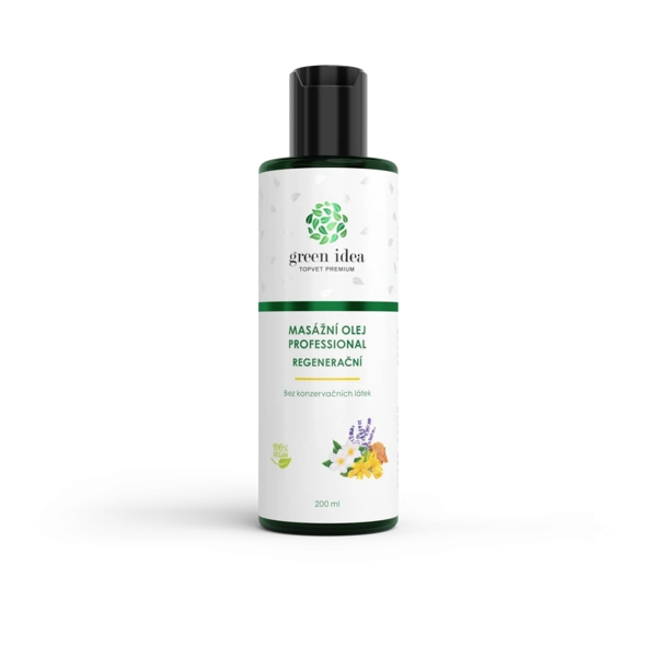 Green idea Regenerační masážní olej 200 ml