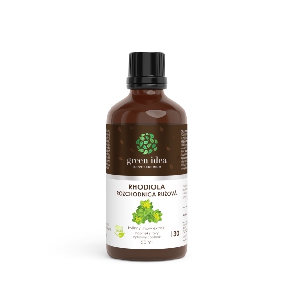 Green idea Rhodiola - Rozchodnice - tinktura - kapky 50 ml