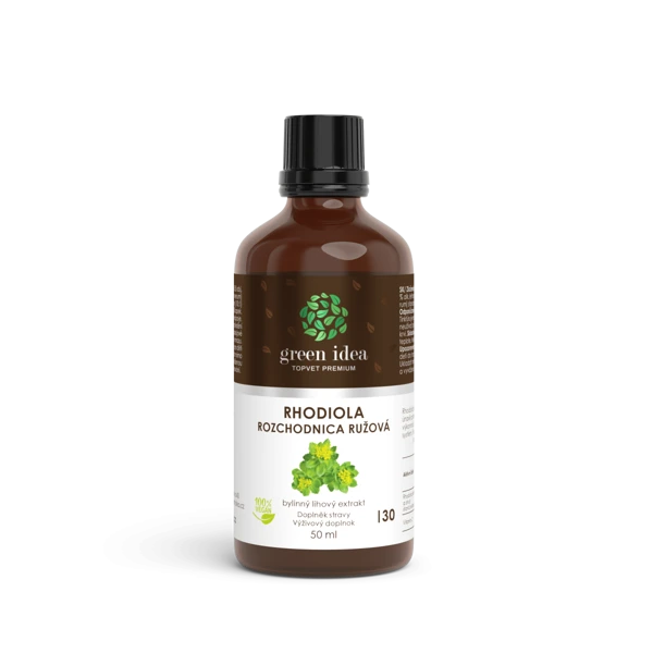 Green idea Rhodiola - Rozchodnice - tinktura - kapky 50 ml