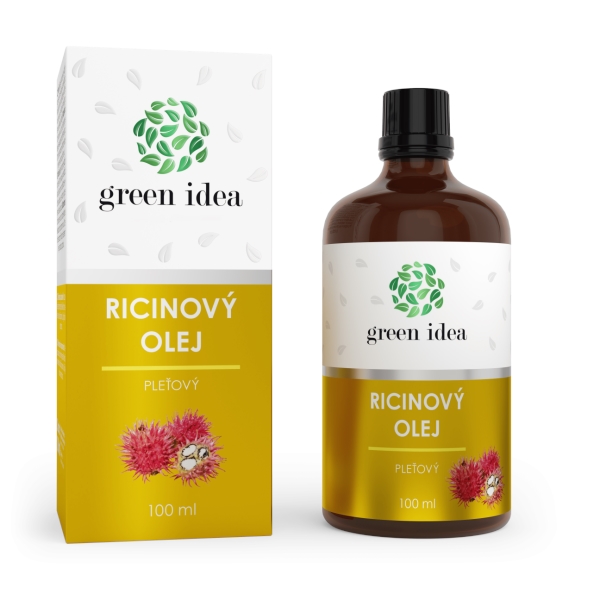 Green idea Ricinový pleťový olej 100 ml
