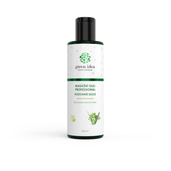 Green idea Rostlinné silice masážní olej 200 ml