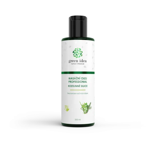 Green idea Rostlinné silice masážní olej 200 ml