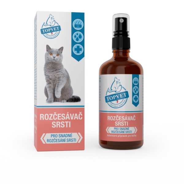 Green idea Rozčesávač srsti pro kočky 100 ml