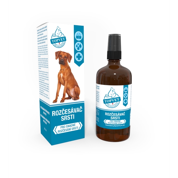 Green idea Rozčesávač srsti pro psy 100 ml