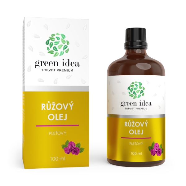 Green idea Růžový pleťový olej 100 ml