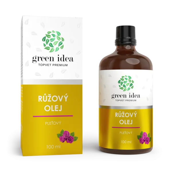 Green idea Růžový pleťový olej 100 ml